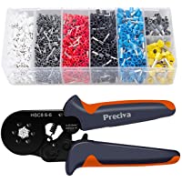Alicates Terminales hexagonal-Preciva Alicate hexagonal de trinquete ajustable-se utiliza para extremos de cable de 0.25…